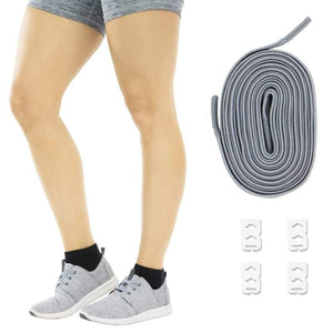 Elastic Shoe Laces Blue