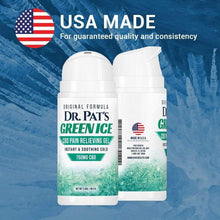 Load image into Gallery viewer, Dr. Pat&#39;s Green Ice CBD Pain Cream