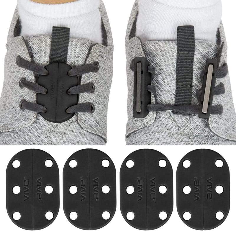 Magnetic Shoe Closures Black
