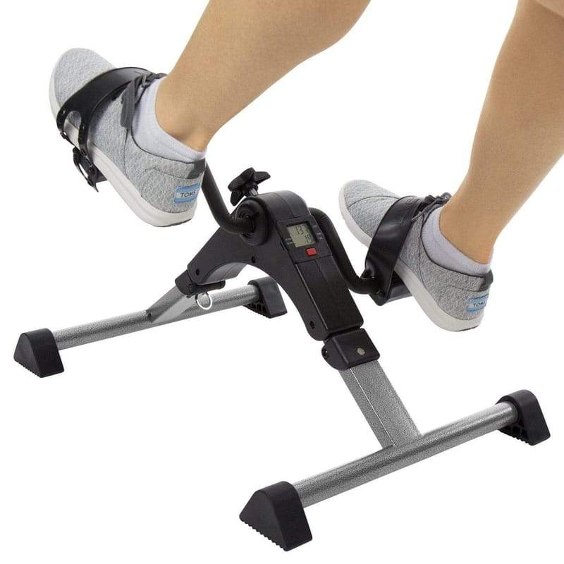 Folding Pedal Exerciser - Silver Vein - under-desk-bike