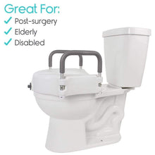 Load image into Gallery viewer, Raised Toilet Seat