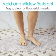 Load image into Gallery viewer, Oval Bath Mat Gray